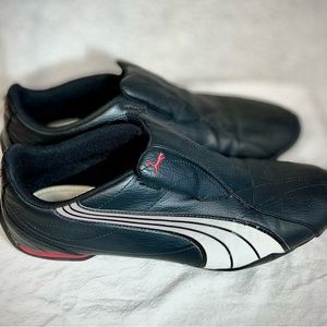 Puma Redon Slip-On Black with Red Accents barely worn.